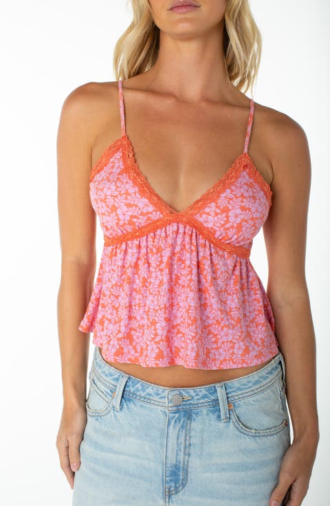 Coastal Sun Floral Babydoll Camisole
