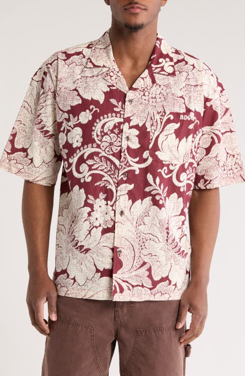 Hanky Print Camp Shirt