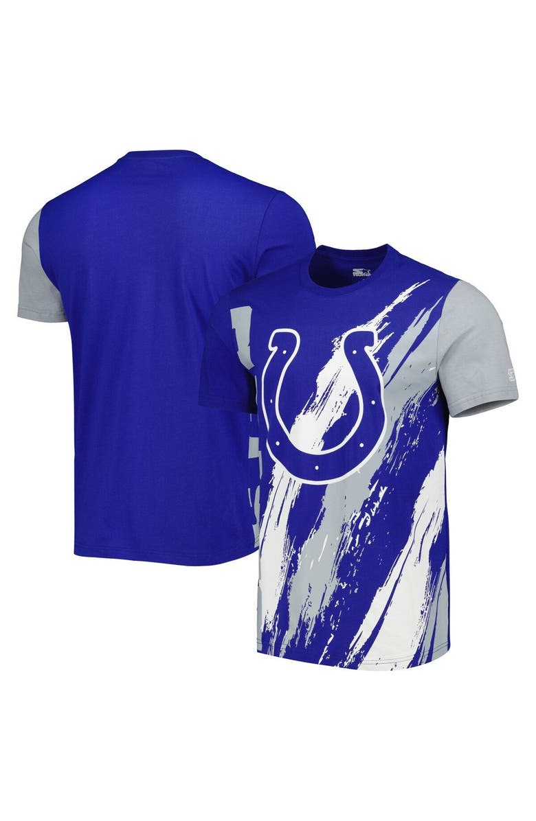 STARTER Men's Starter Royal Indianapolis Colts Extreme Defender T-Shirt, Main, color, 