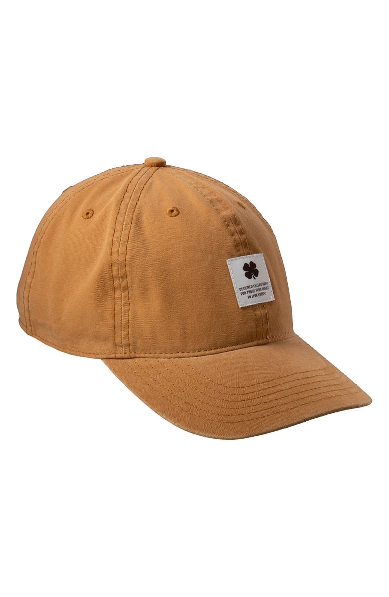 Black Clover Zuma 3 Patch Baseball Cap, Alternate, color, Tan