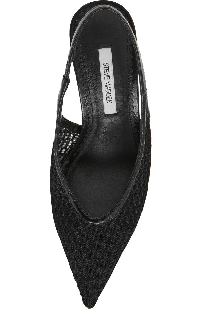 Steve Madden Andromeda Slingback Sandal, Alternate, color, Black Mesh