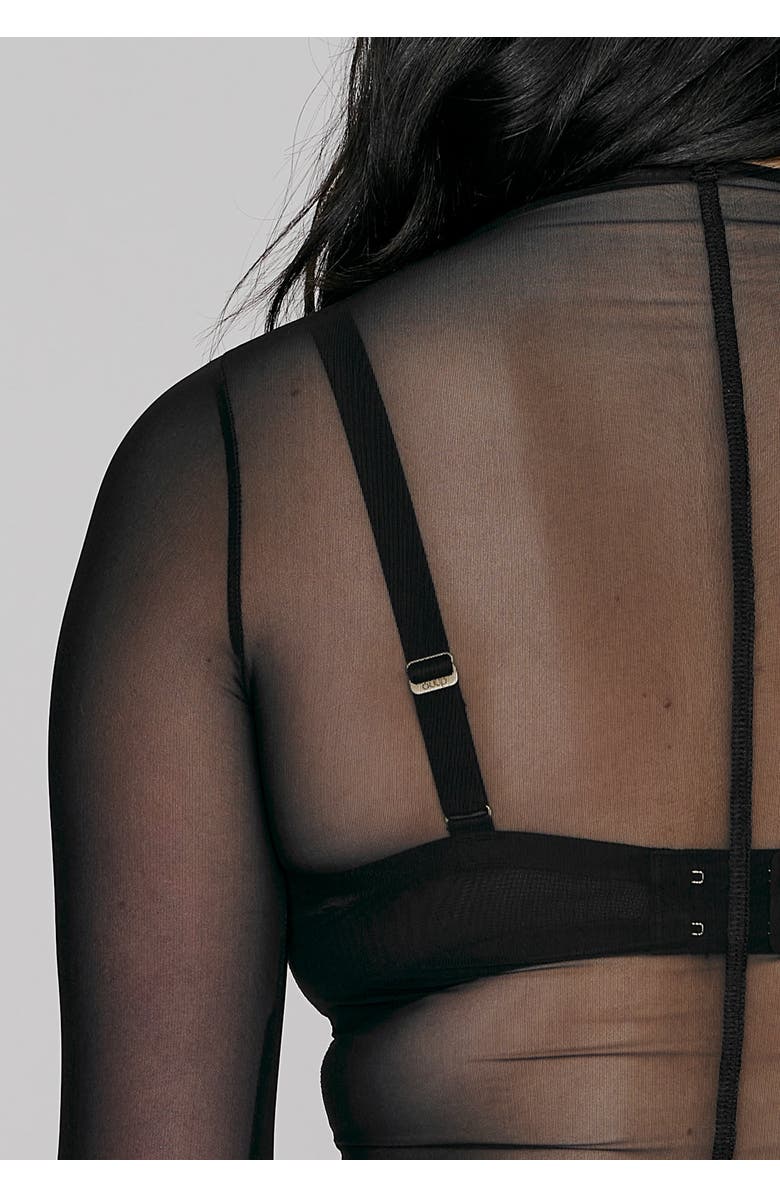 CUUP The Mockneck Top, Alternate, color, Black