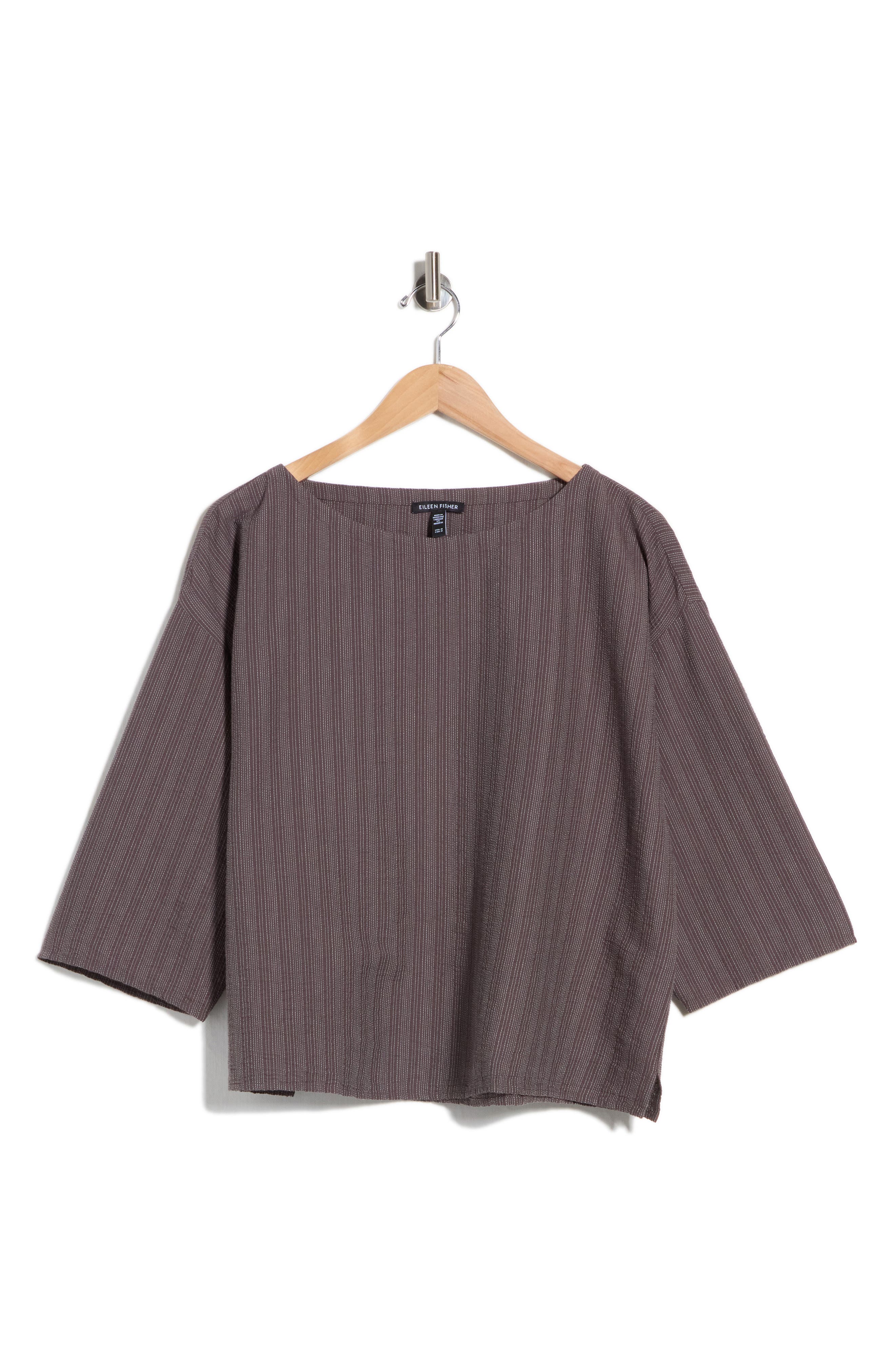Stripe Organic Cotton Blend Top