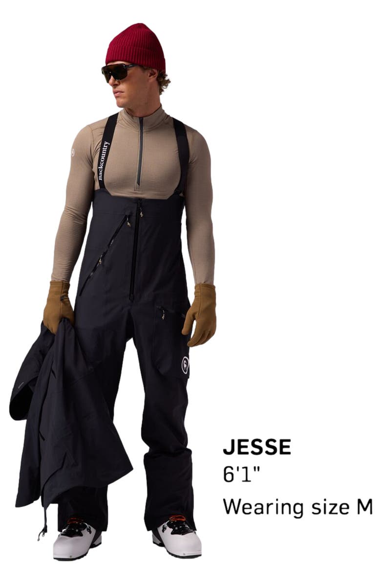 Backcountry Cardiac Gore-Tex 3L Bibs - Men's, Alternate, color, Black