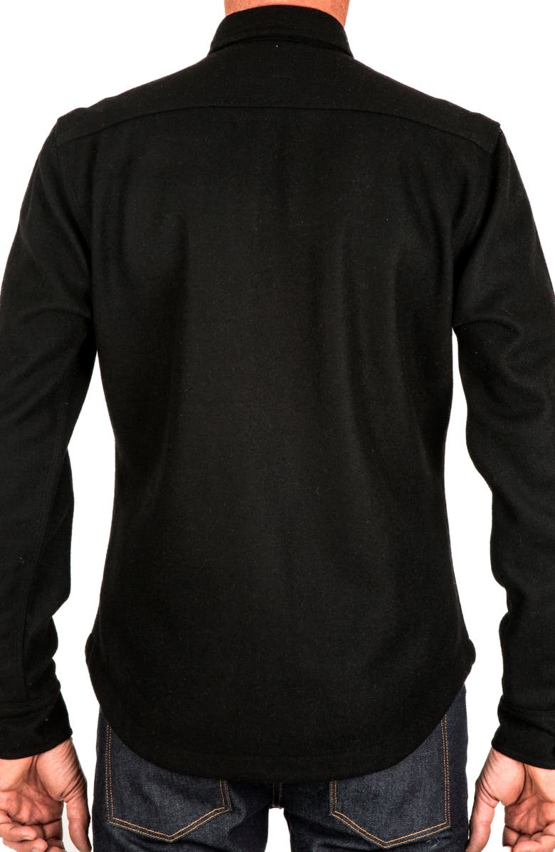 HIROSHI KATO Heavy Melton Wool Jacket, Alternate, color,