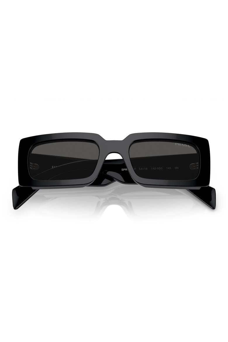 54mm Pillow Sunglasses, Main, color, BLACK