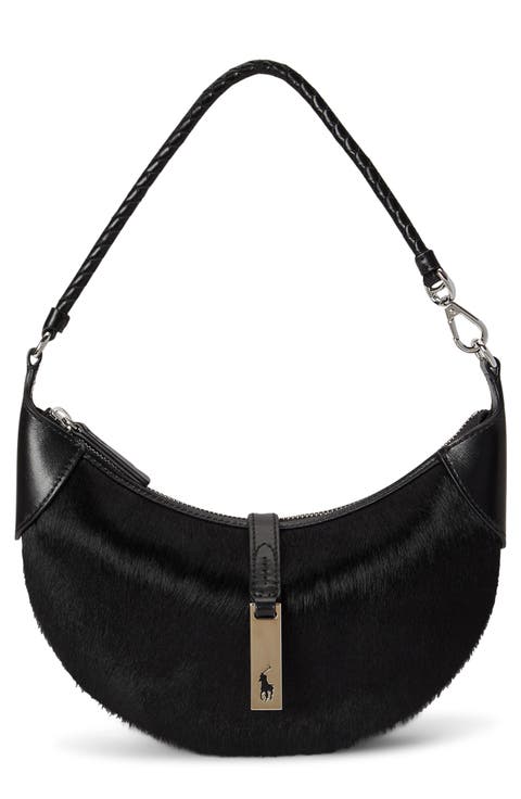 ID Mini Genuine Calf Hair Shoulder Bag