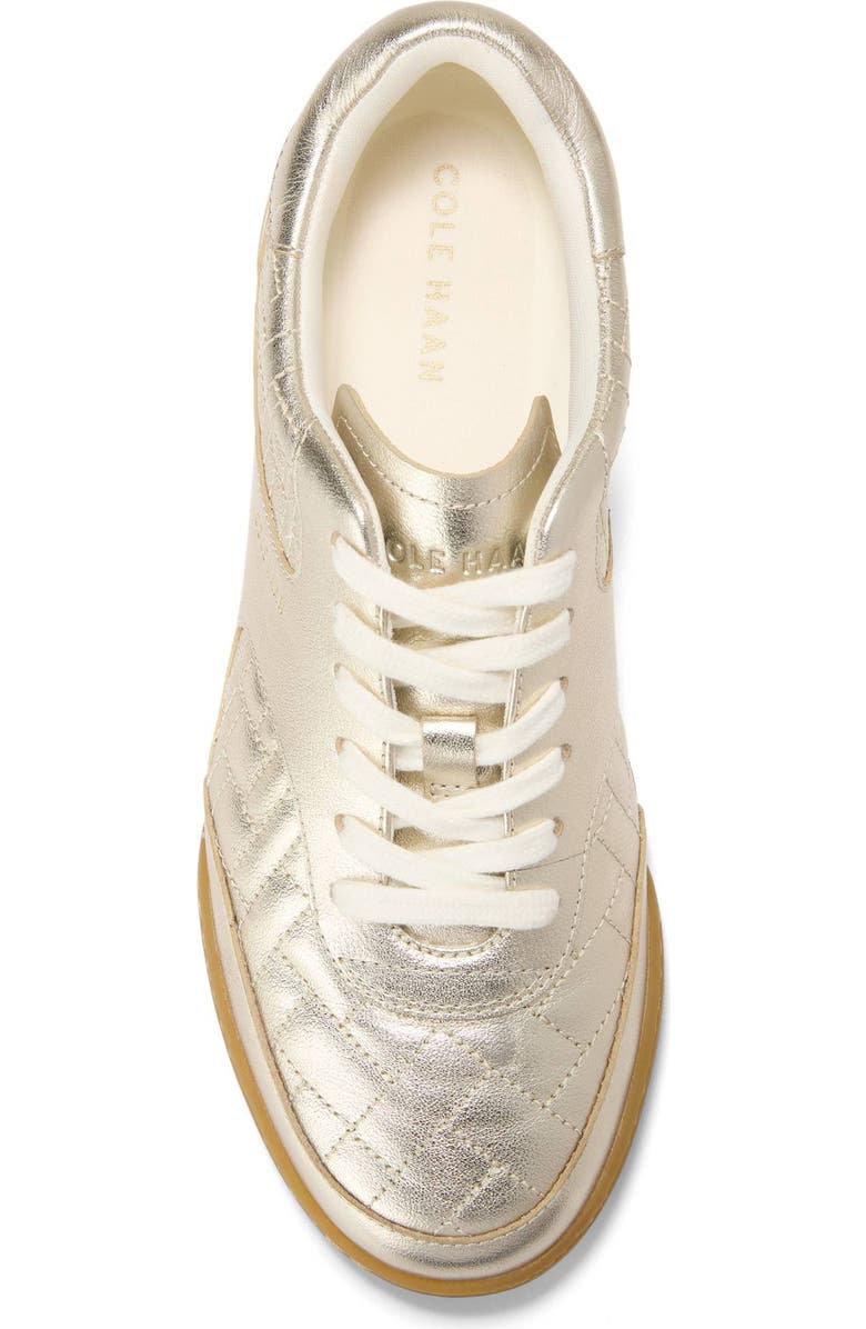 Cole Haan GrandPro Jazlyn Sneaker, Alternate, color, Soft Gold Leather
