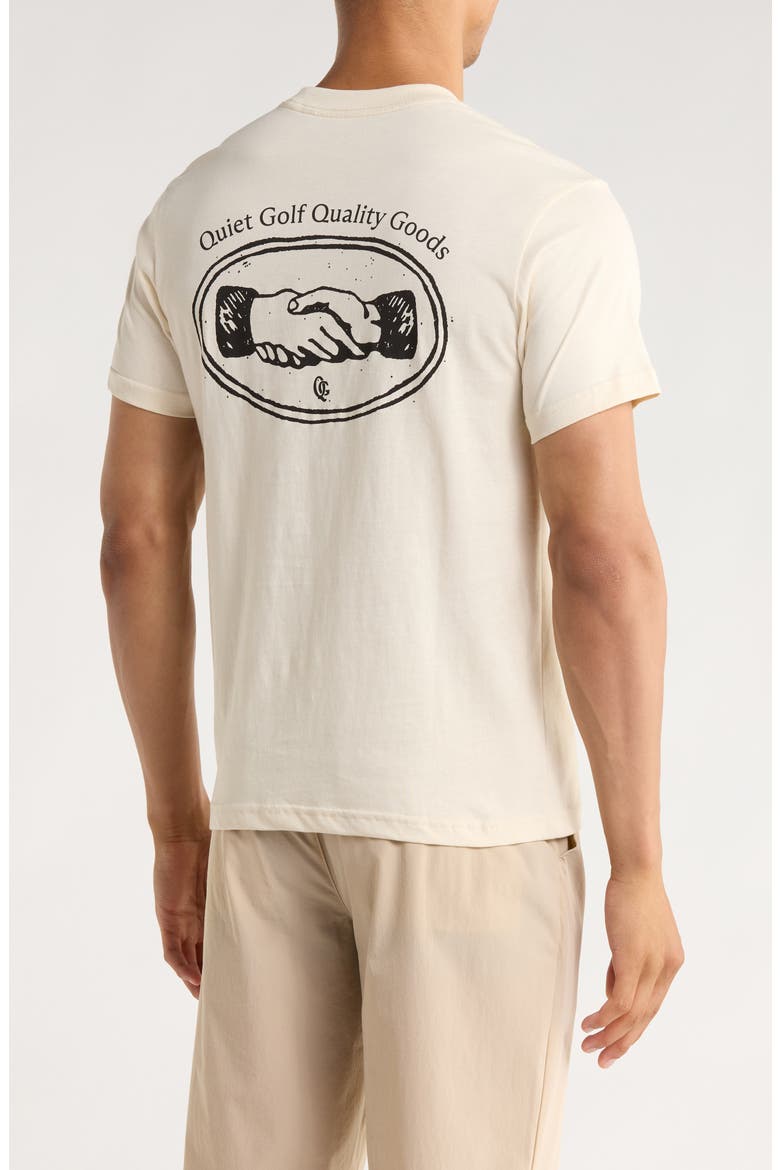 Deal Maker Cotton T-Shirt, Alternate, color, BONE