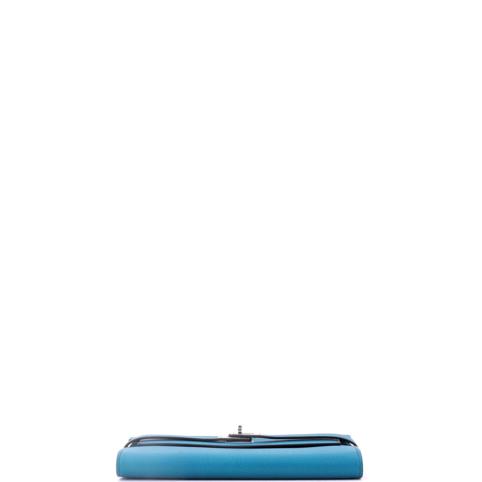 Kelly Wallet Epsom Long, Alternate, color, Blue
