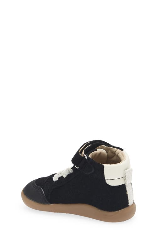 Old Soles Kids' Retro Ground High Top Sneaker In Black