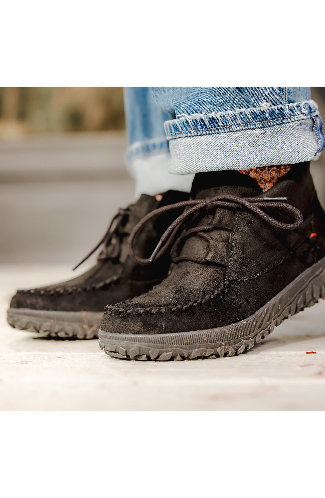 Minnetonka Tealey Bootie, Alternate, color, Black