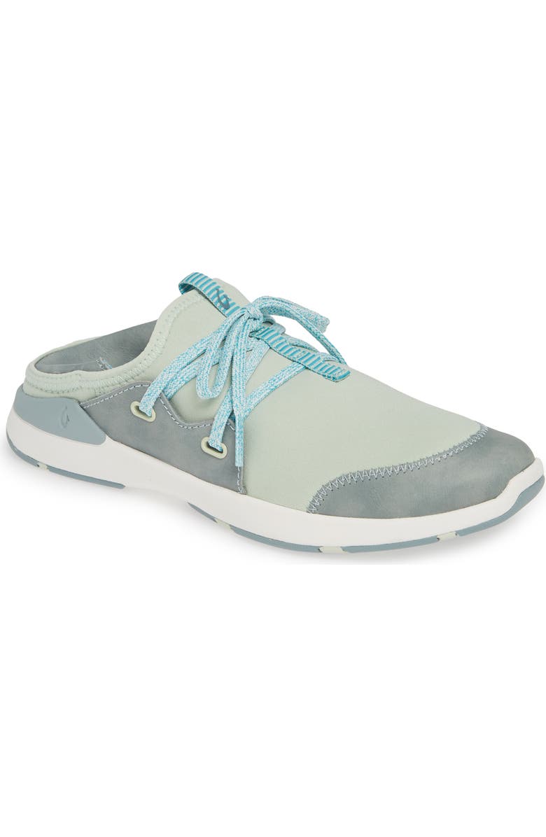 OluKai Miki Li Convertible Sneaker, Main, color, Pale Moss/ Dolphin Fabric