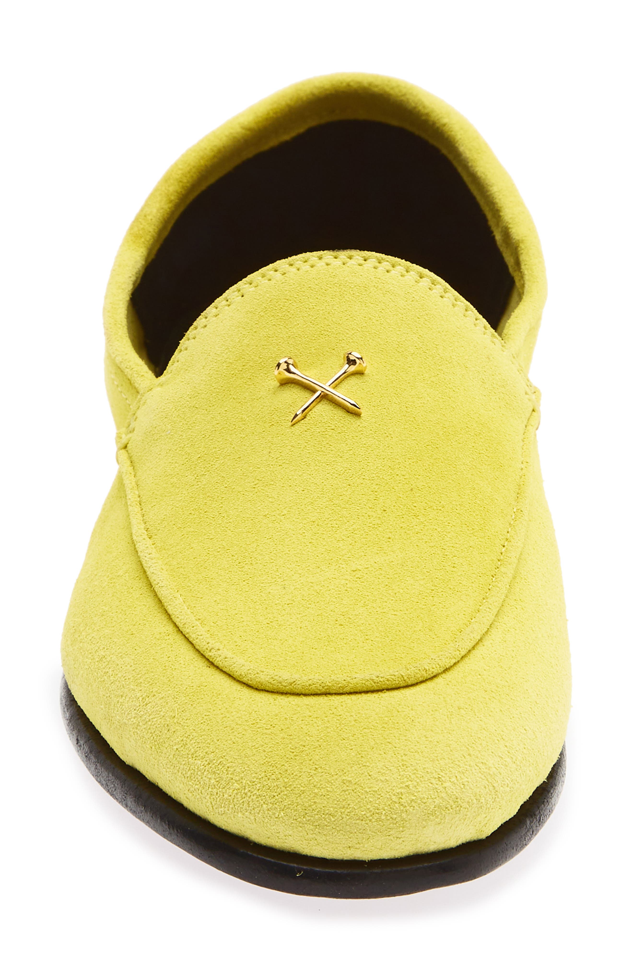 Metal Tees Suede Flex Loafer, Alternate, color, BLAZE