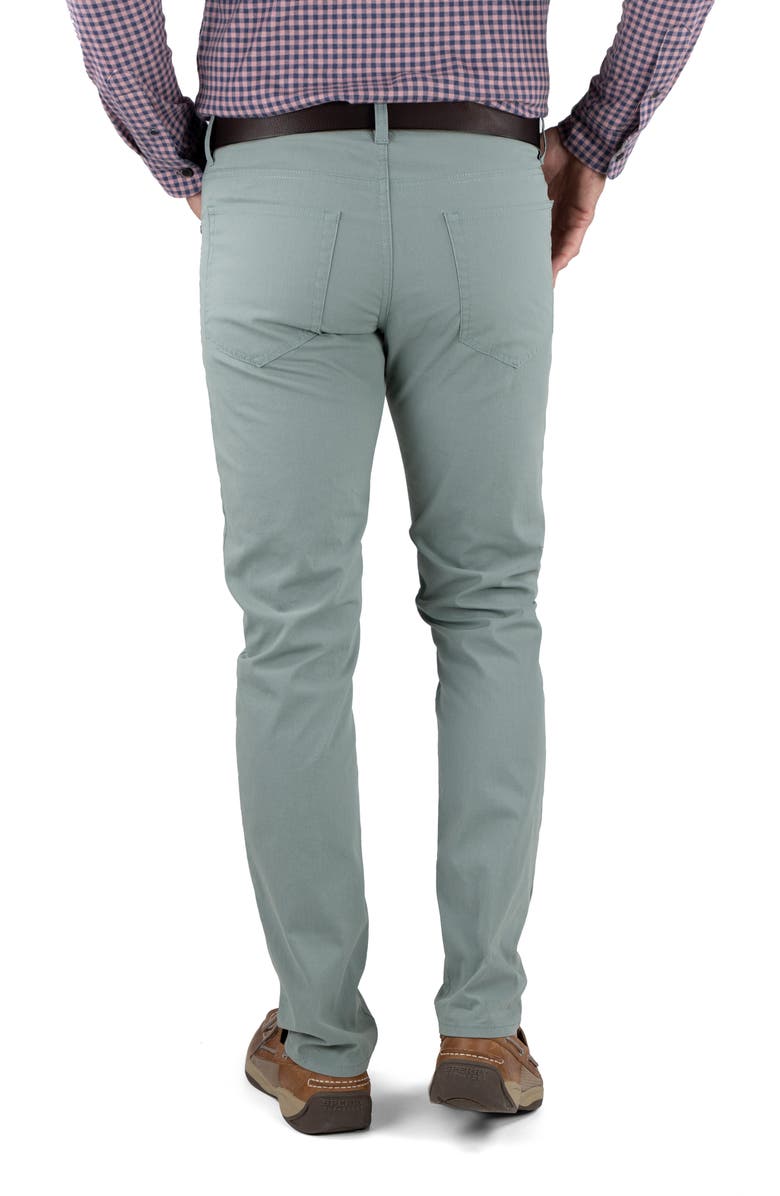Tailor Vintage Straight Leg Stretch Cotton Blend Pants, Alternate, color, Chinois Green