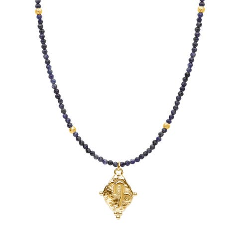 Capricorn Zodiac Choker Necklace