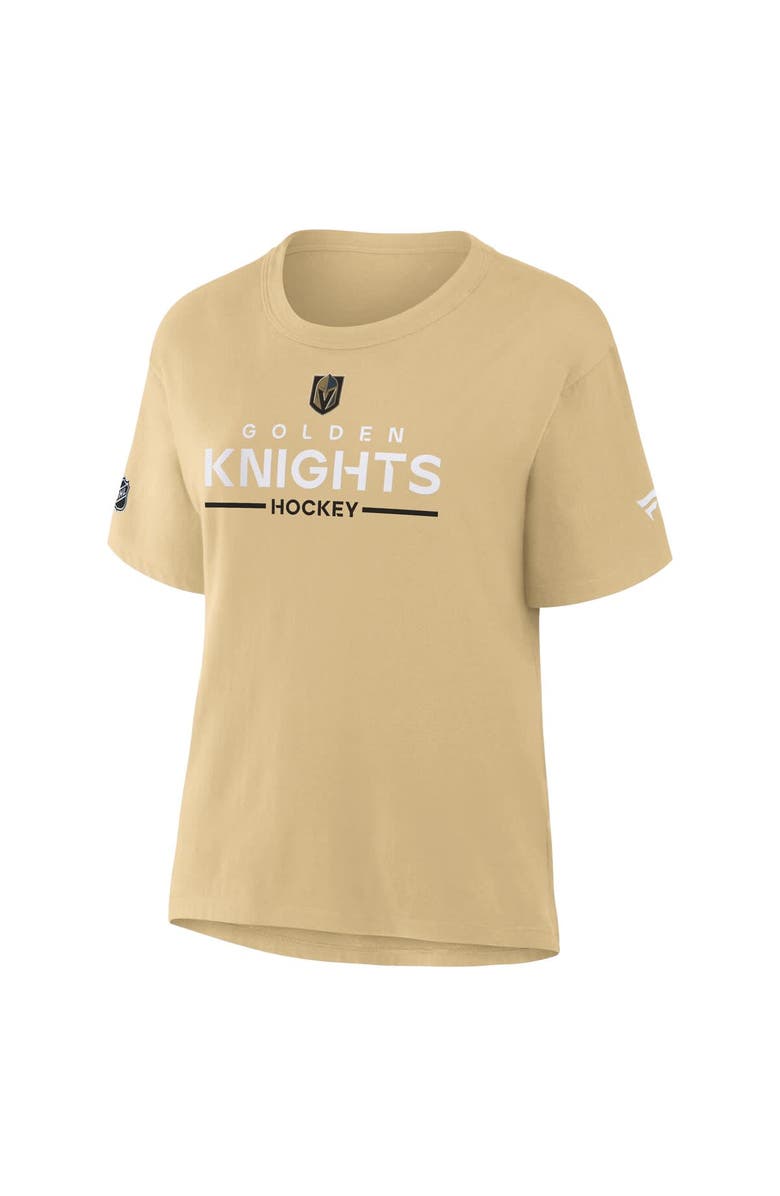 FANATICS Women's Fanatics Gold Vegas Golden Knights Authentic Pro Primary T-Shirt, Alternate, color, Gold