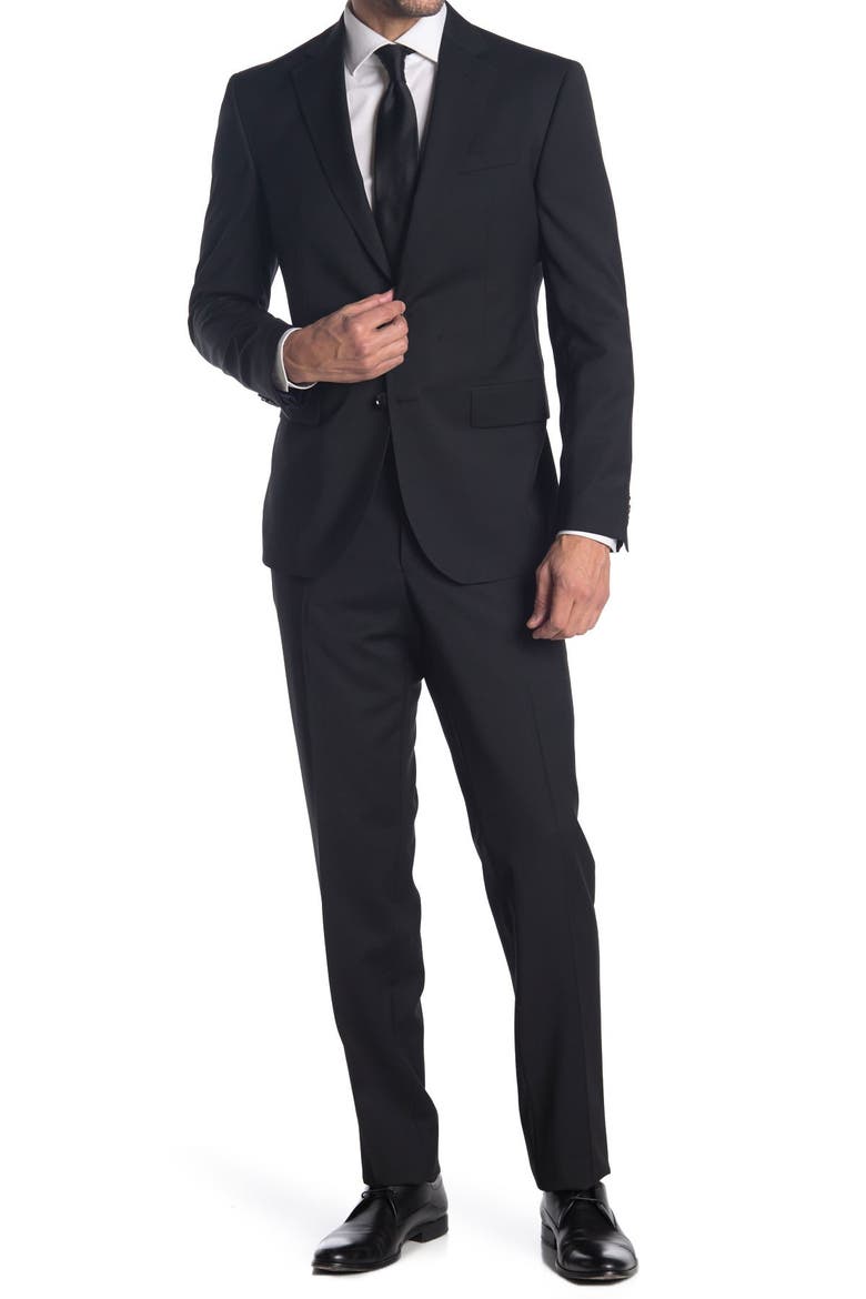 Jarrow Trim Fit Jacket, Main, color, BLACK