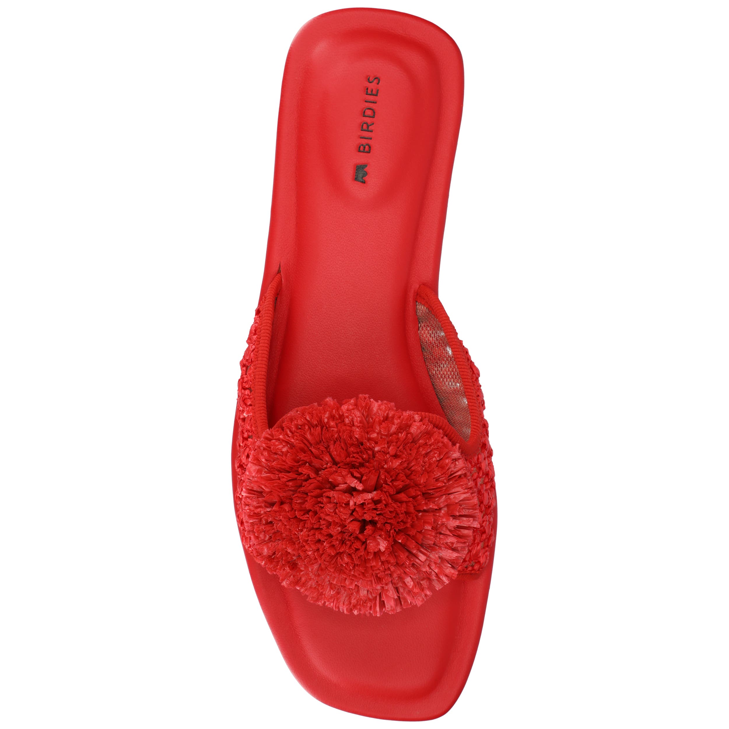 The Kiwi Pom Sandal, Alternate, color, Red Openweave