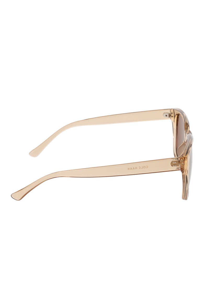 54mm Modified Rectangular Sunglasses, Alternate, color, TAUPE CRYSTAL