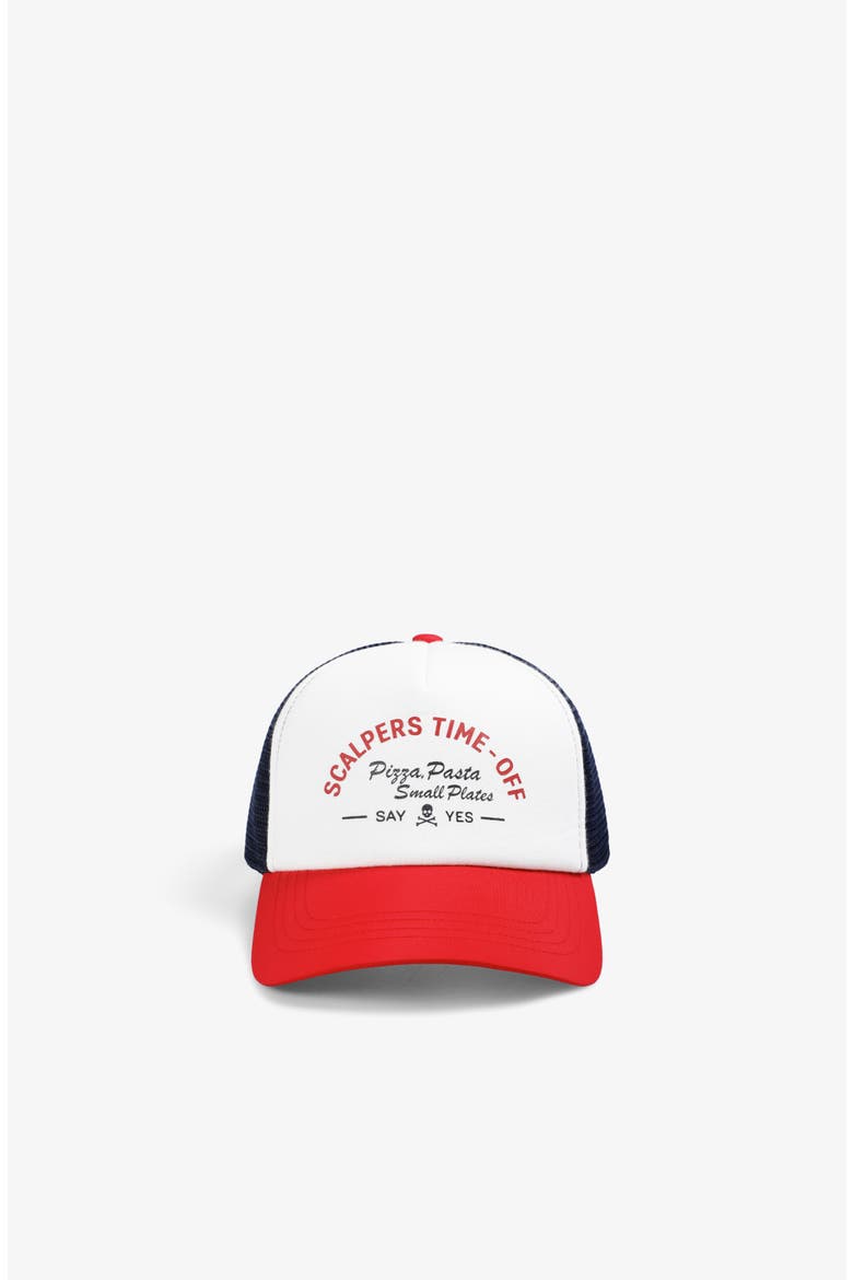 Time Off Trucker, Alternate, color, Red