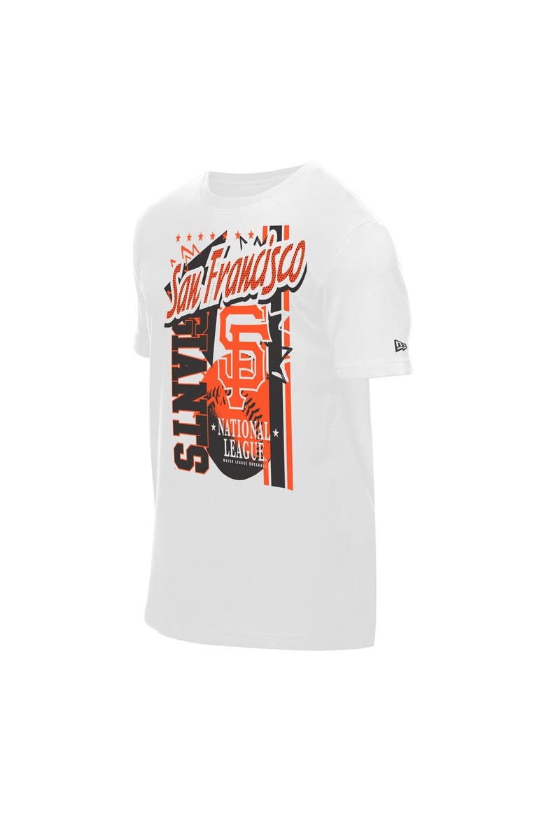 Men's New Era White San Francisco Giants Big Graphic Domestic T-Shirt, Alternate, color, White