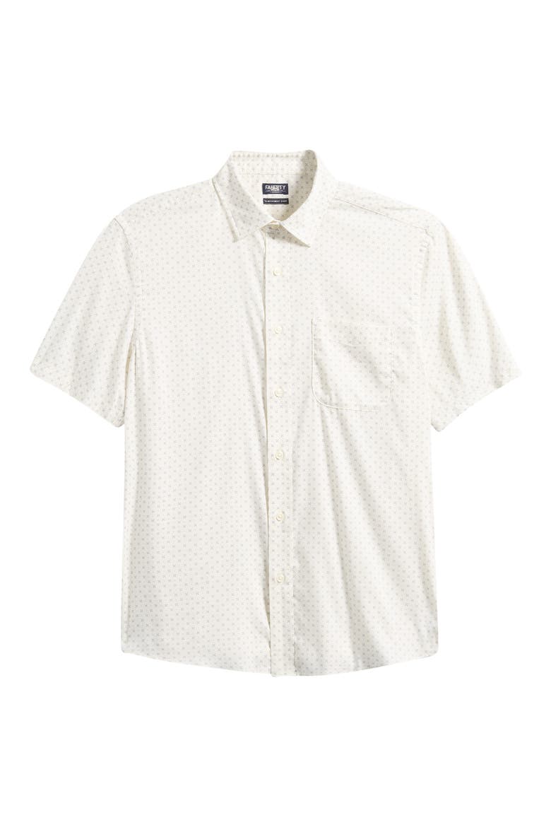 Movement Short Sleeve Button-Up Shirt, Alternate, color, BLUE STONE ISLANDS