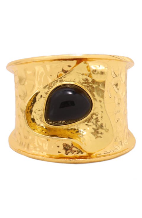 Sacred Hammered Cuff Bracelet