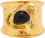 Petit Moments Sacred Hammered Cuff Bracelet