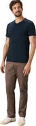 Pact Luxe Stretch Jersey Slim V-Neck Tee