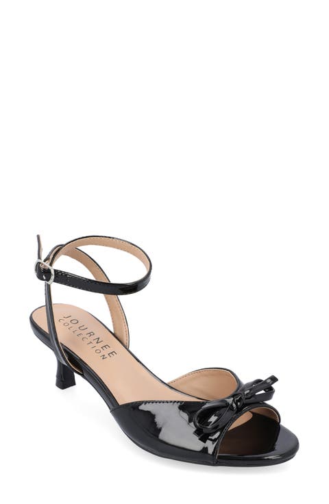 Jennifer Bow Ankle Strap Sandal (Women)