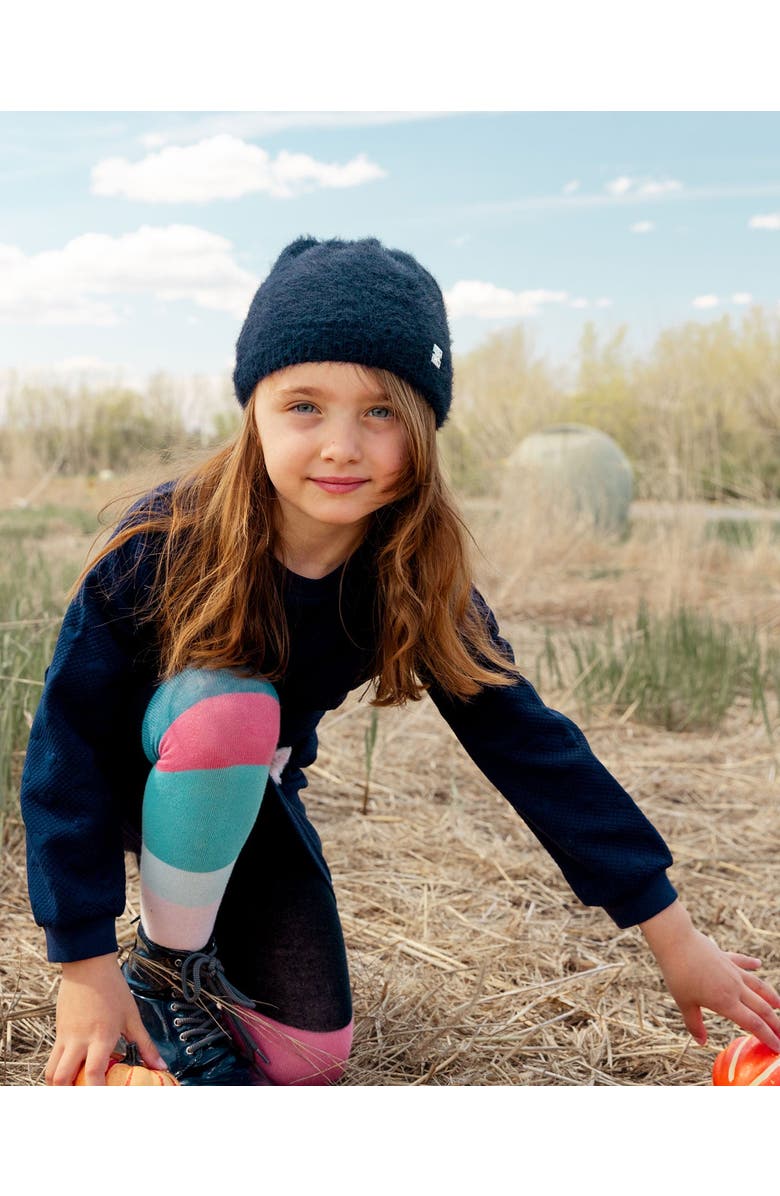 Deux par Deux Girl's Striped Tights Multicolor, Alternate, color, 