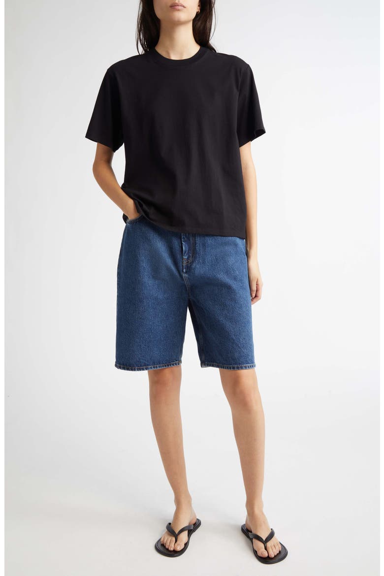 Telanto Supima® Cotton T-Shirt, Alternate, color, BLACK
