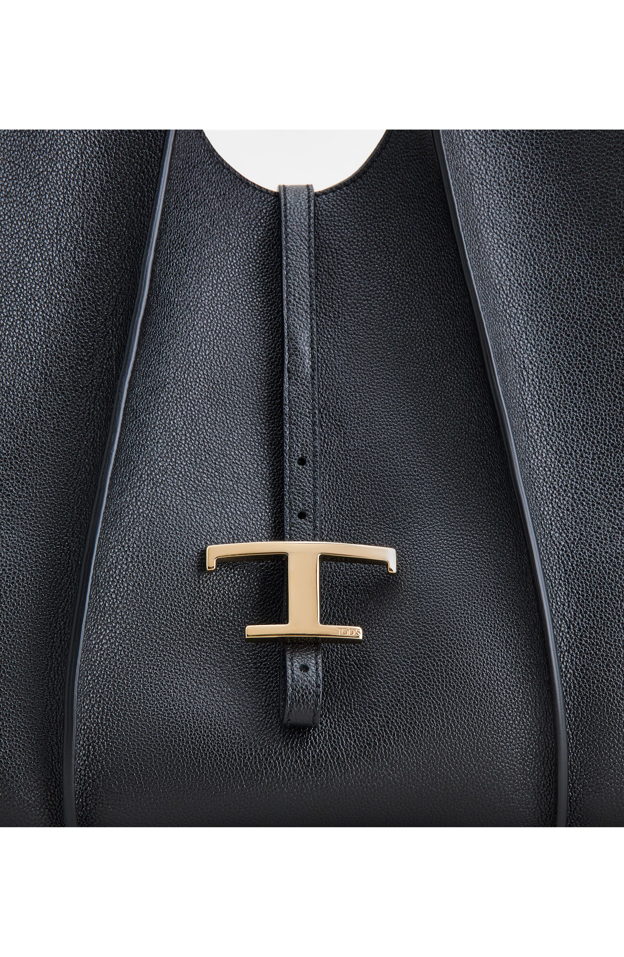 Tod's Medium Shopping Tote, Alternate, color, Nero