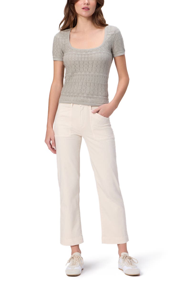 PAIGE Quincy Ankle Straight Leg Jeans, Alternate, color, Quartz Sand