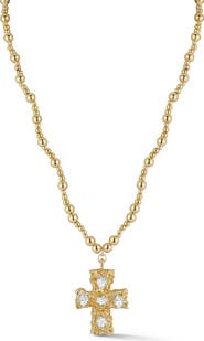 SPHERA MILANO Cross Pendant Necklace