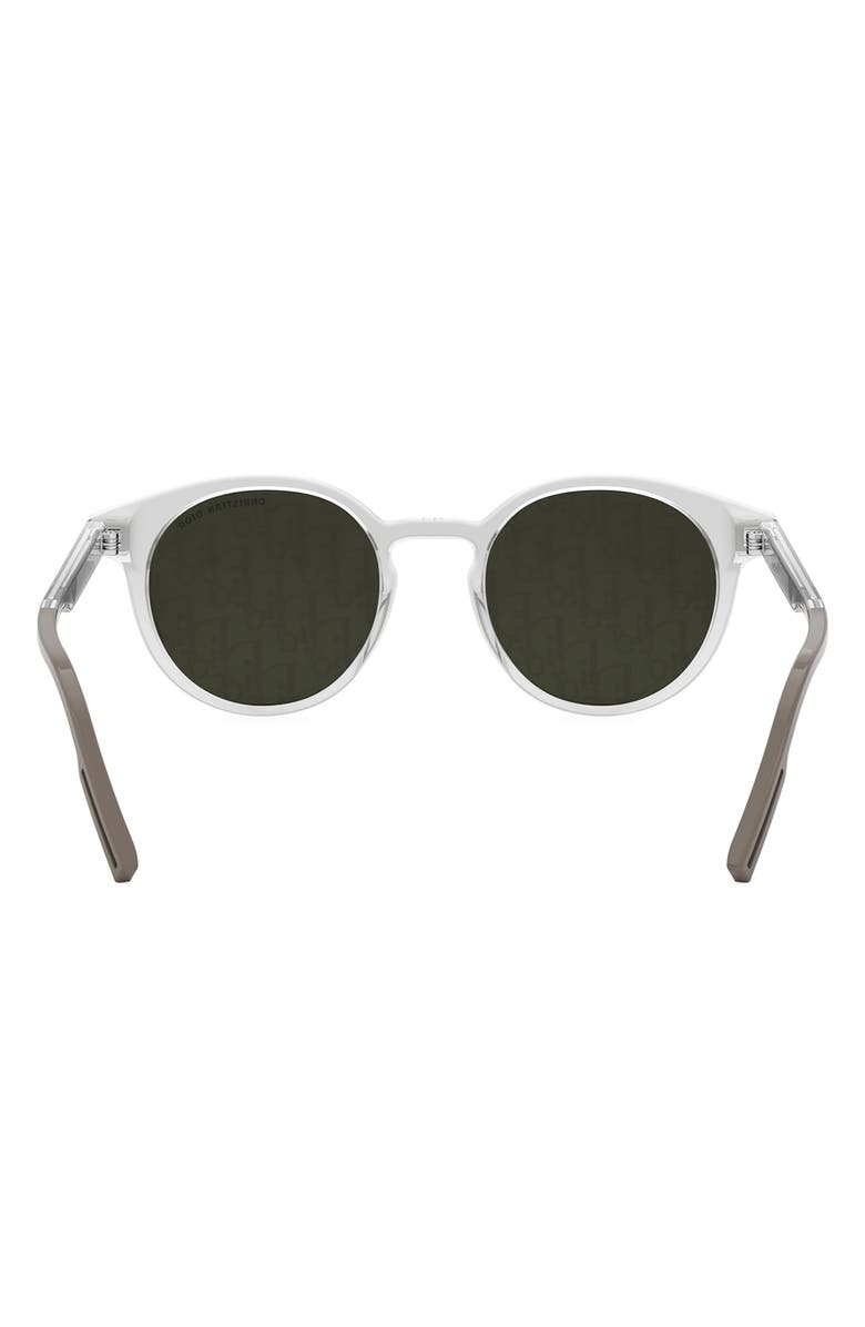 DIOR 'DiorTag R1I 49mm Small Mirror Round Sunglasses, Alternate, color, Grey/ Other / Smoke Mirror