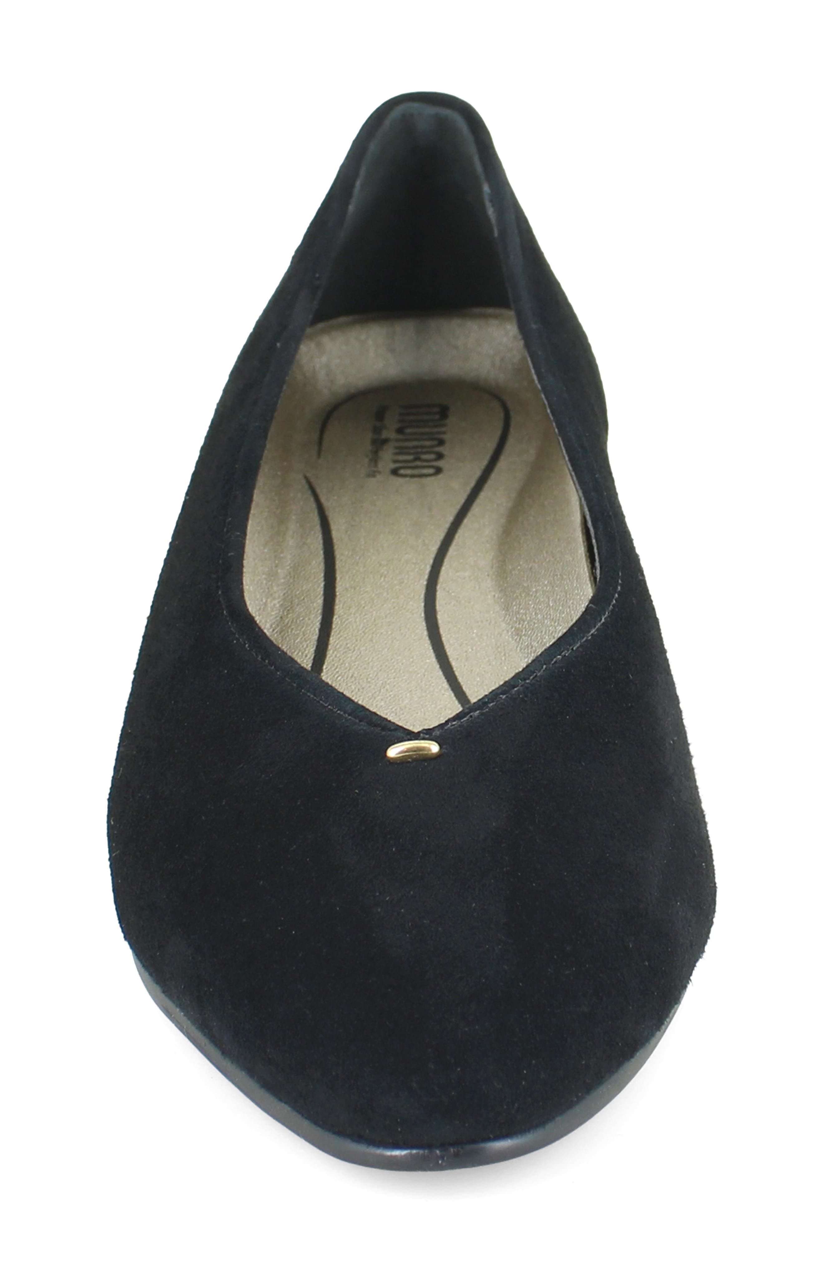 Hannah Block Heel Pump, Alternate, color, BLACK SUEDE