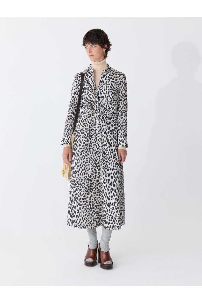 GENNY Longsleeve Shirtdress, Alternate, color, Natural