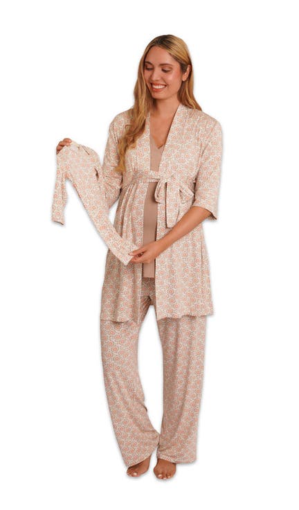 Analise During & After 5-Piece Maternity/Nursing Sleep Set for Mom & Baby