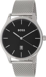 BOSS Reason Quartz Stainless Steel Watch, 43mm