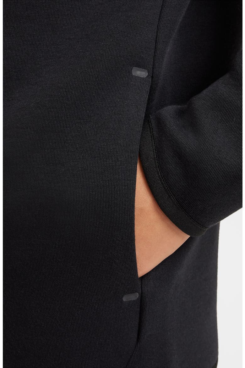 Kids' Sportswear Tech Fleece Full Zip Jacket, Alternate, color, 010 BLACK/BLACK/BLACK/BLACK