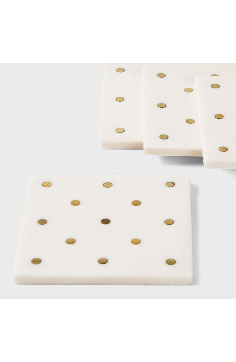 Mela Artisans Sitara Coasters, Alternate, color, Gold