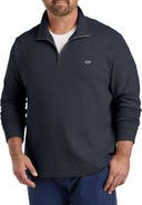 vineyard vines Big & Tall Saltwater 1/4-Zip Pullover