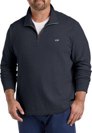 vineyard vines Big & Tall Saltwater 1/4-Zip Pullover
