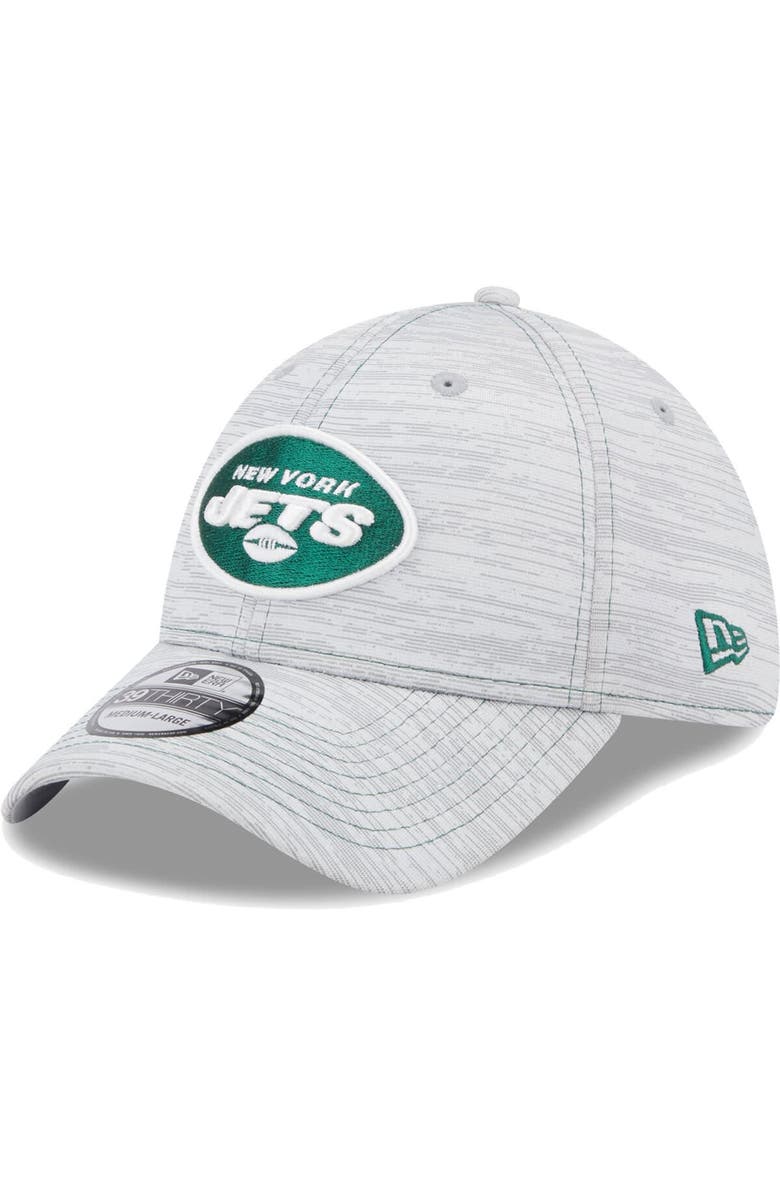 New Era Men's New Era Gray New York Jets Speed 39THIRTY Flex Hat, Main, color, Gray