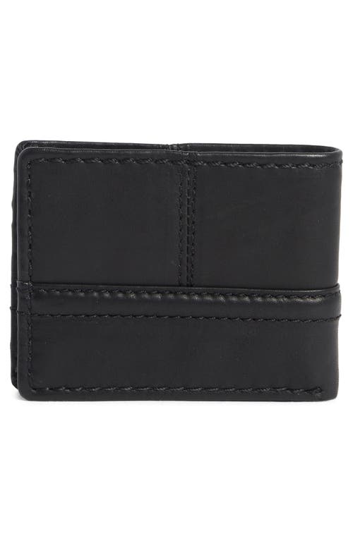 Frye Nash Id Window Leather Bifold Wallet In Black