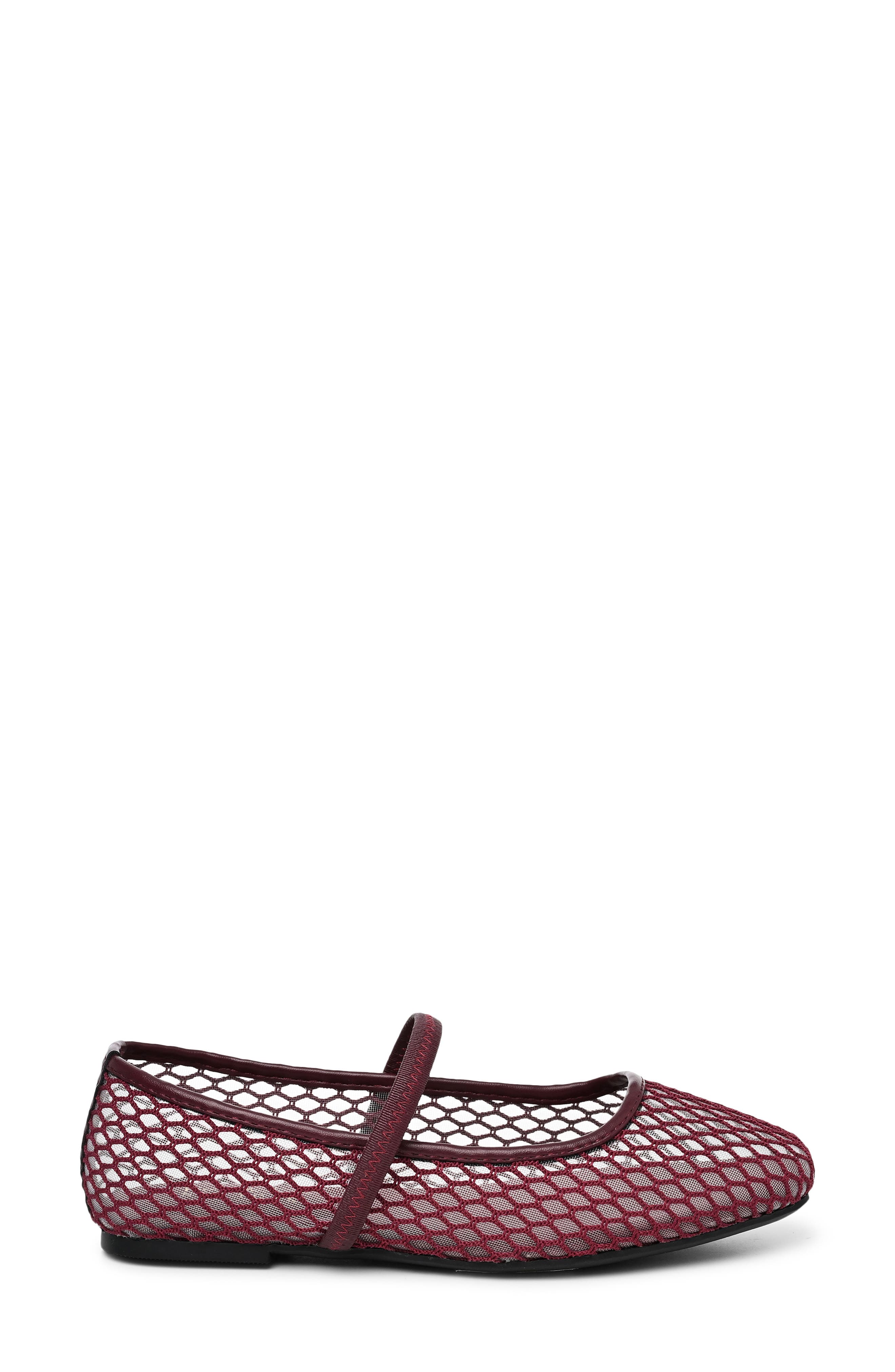 Mesh Flat, Alternate, color, BURGUNDY