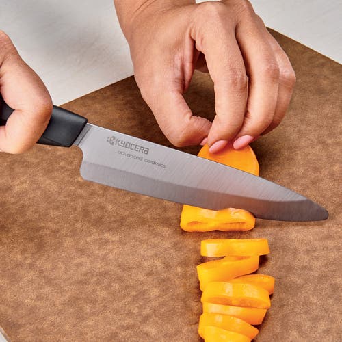 Kyocera Innovationblack 5-inch Ceramic Slicing Knife In Black