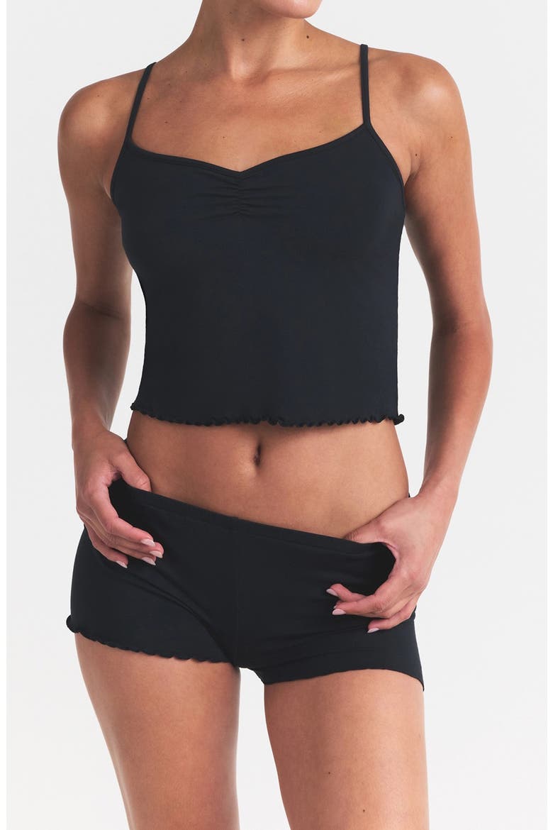 Sleep Cami & Shorts Set, Alternate, color, ONYX